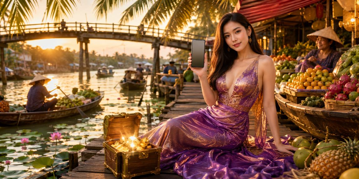 Người dùng Việt Nam trải nghiệm casino mobile trên điện thoại tại vùng sông Mê Kông