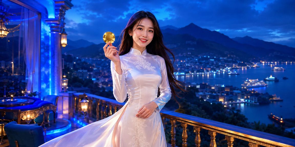 Khung cảnh núi rừng Sapa với trang phục áo dài, biểu trưng cho trải nghiệm VIP
